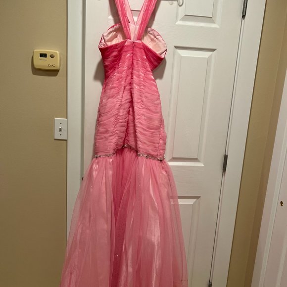 Jovani, Size 4 Dark Pink & Light pink formal dress - Picture 11 of 11